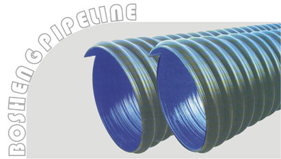 HDPE钢带螺旋波纹管